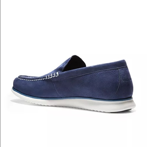 Cole Haan 2.ZeroGrand Venetian Loafer NIB Marine Blue